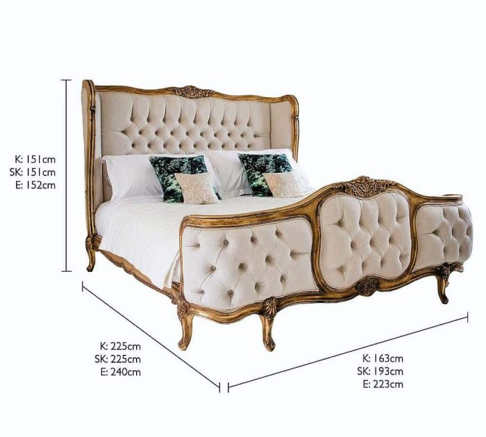 سرير مودرن فرنسي Modern bed with French design