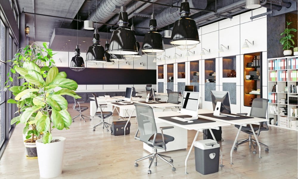 Designing a stimulating office and creating a healthy environment for employees and visitors