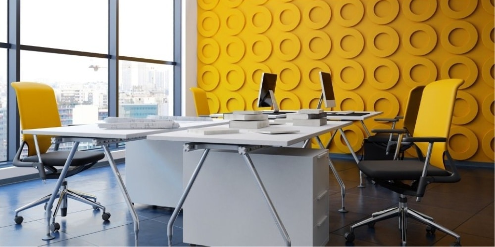 When designing an office and creating a stimulating environment