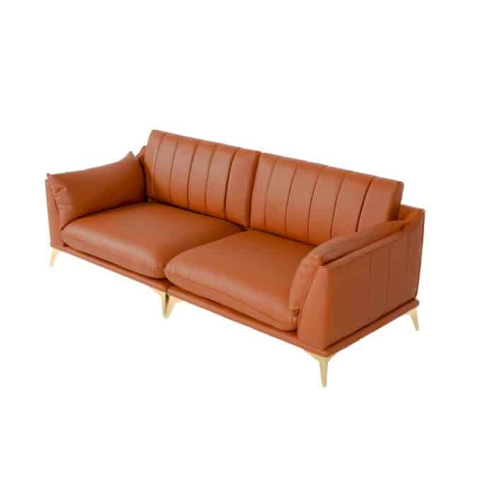 Leather sofa for office